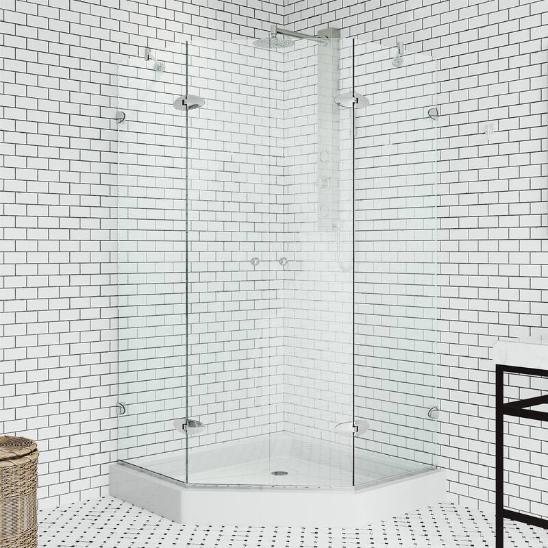 Vigo VG6063CL42W Gemini 79" High x 42" Wide x 42" Deep Hinged