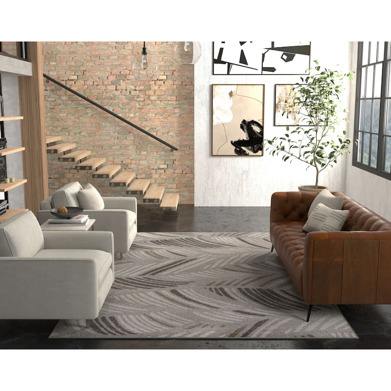 Ophenia Tropical Leaves Indoor/ Outdoor Area Rug by Havenside Home