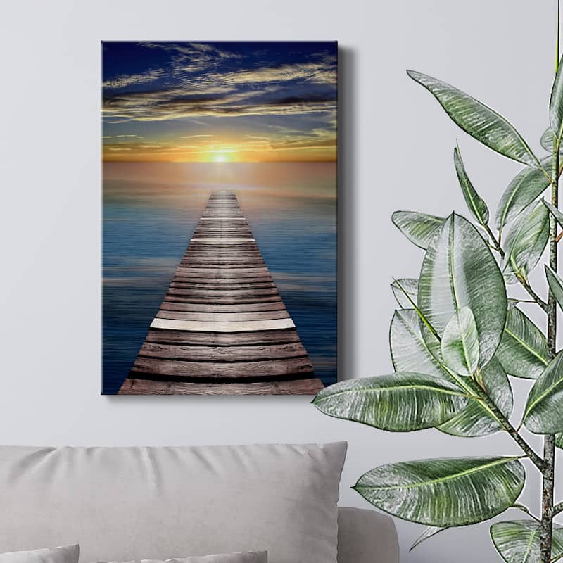 Caribbean Dusk Premium Gallery Wrapped Canvas - Ready to Hang
