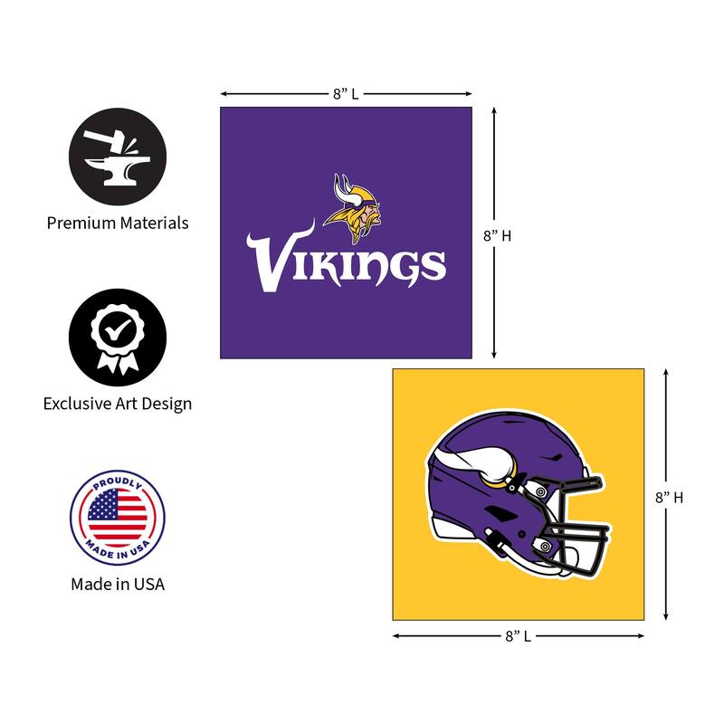 Minnesota Vikings Foam Core Wall Decor