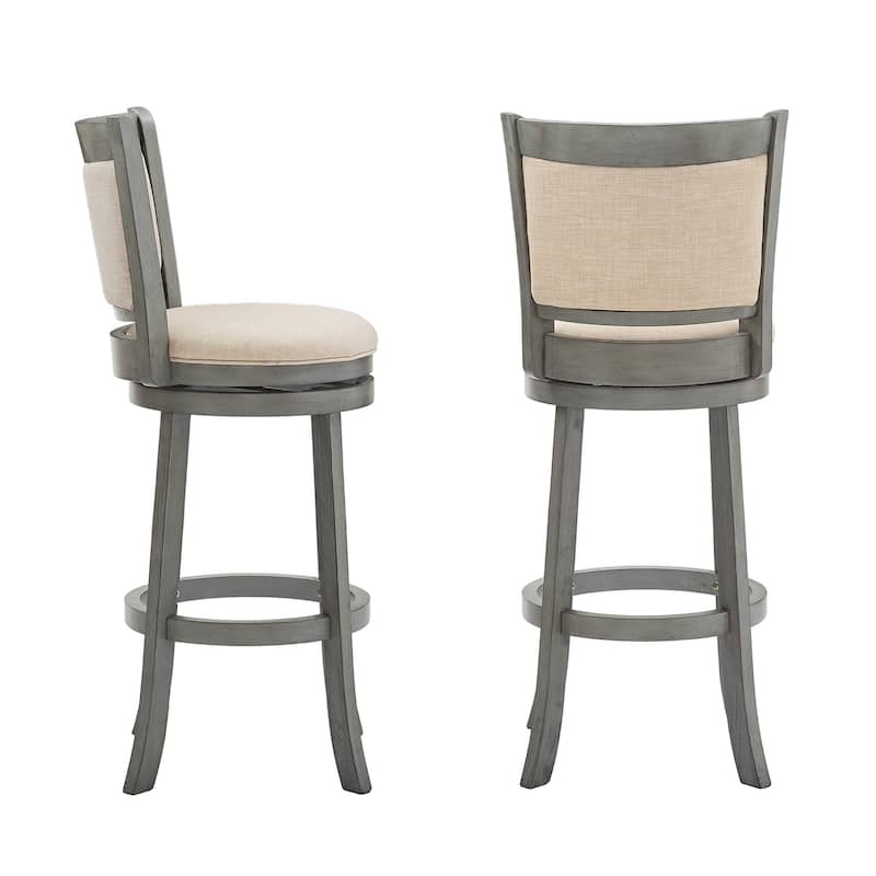 Rovinj Upholstered Back Swivel Stool