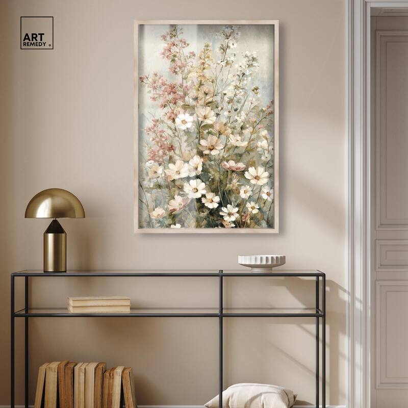 Heirloom Blossoms I Shadowbox by Art Remedy
