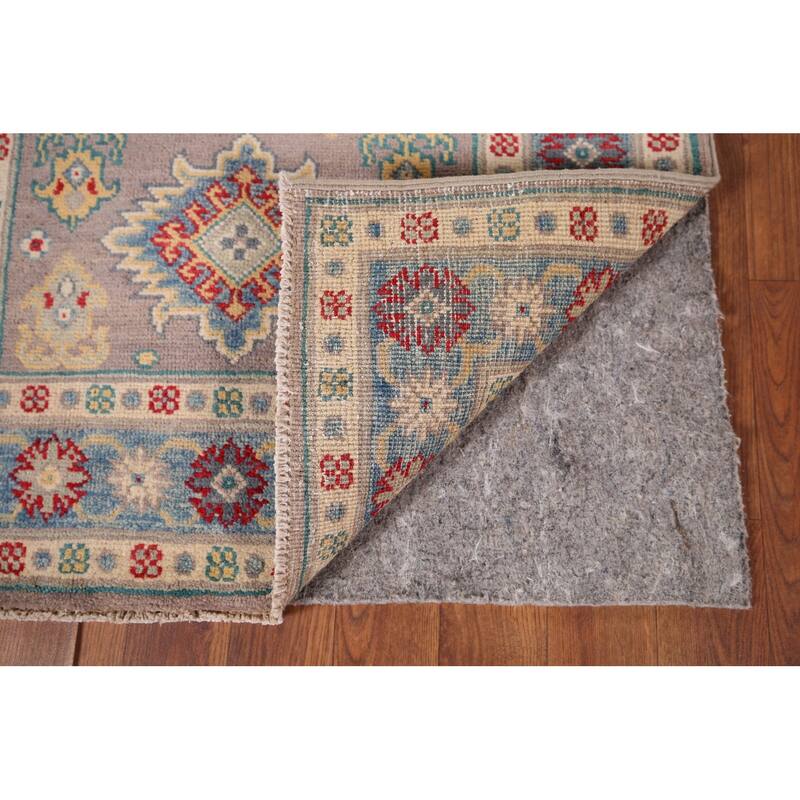 Kazak Accent Rug Handmade Oriental Beige Wool Carpet - 2'8" x 4'2"