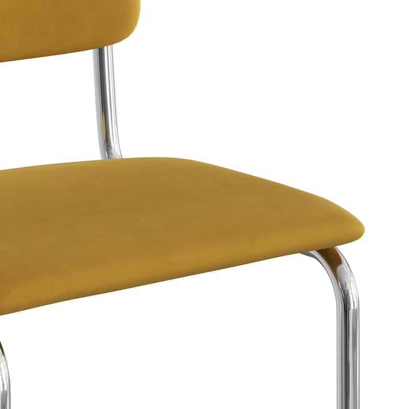 Hayward Velvet Bar Height Stool (Set of 2)