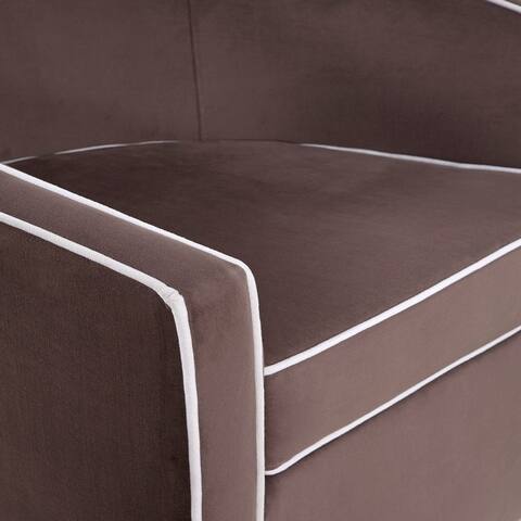 Kenton Barrel Style Swivel Chair by Greyson Living