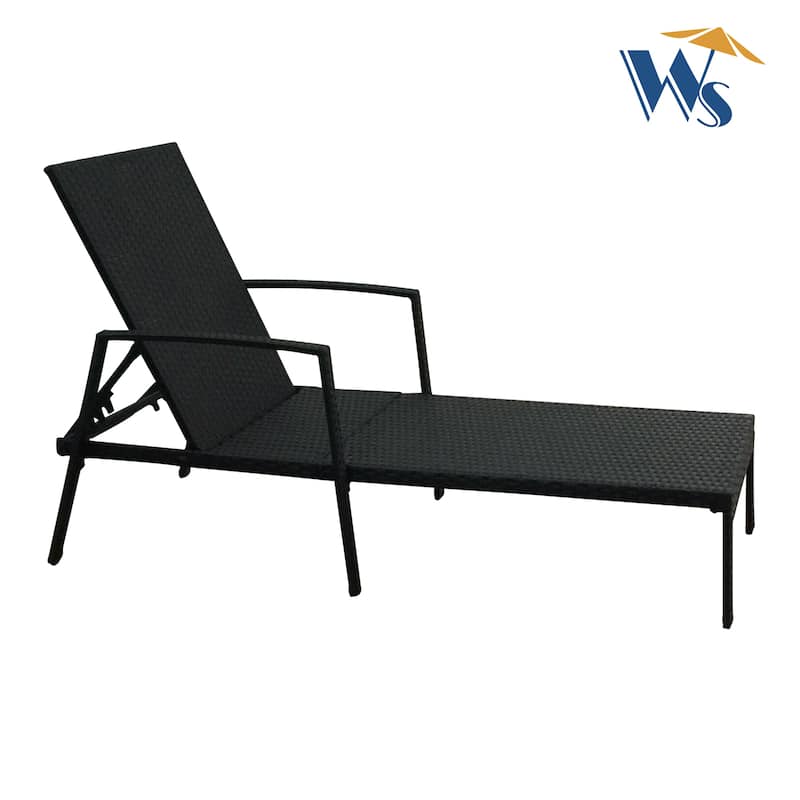 Outdoor Patio Lounge Chairs, Rattan Wicker Patio Chaise