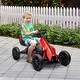 preview thumbnail 6 of 8, Outdoor Ride on Toy with Adjustable Seat - Red