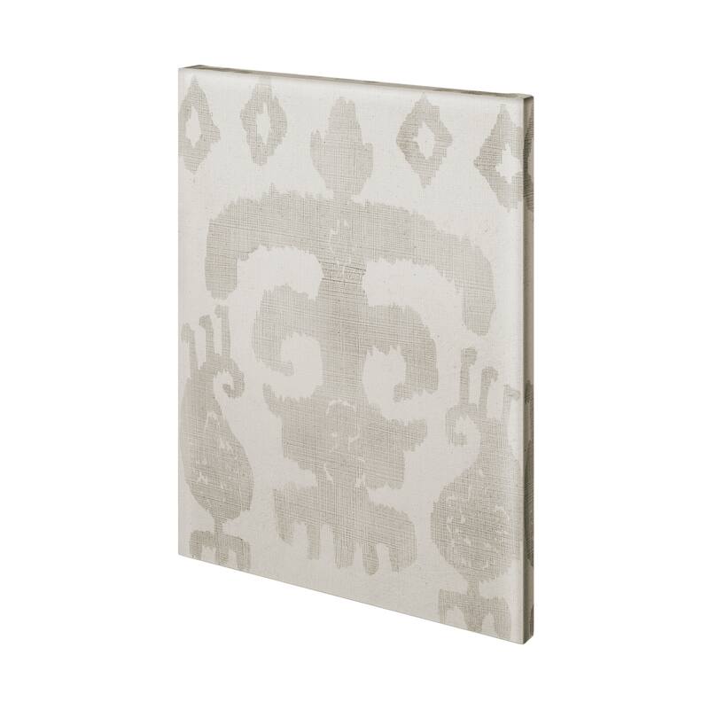 Shadow Ikat III Canvas Art Print - Large