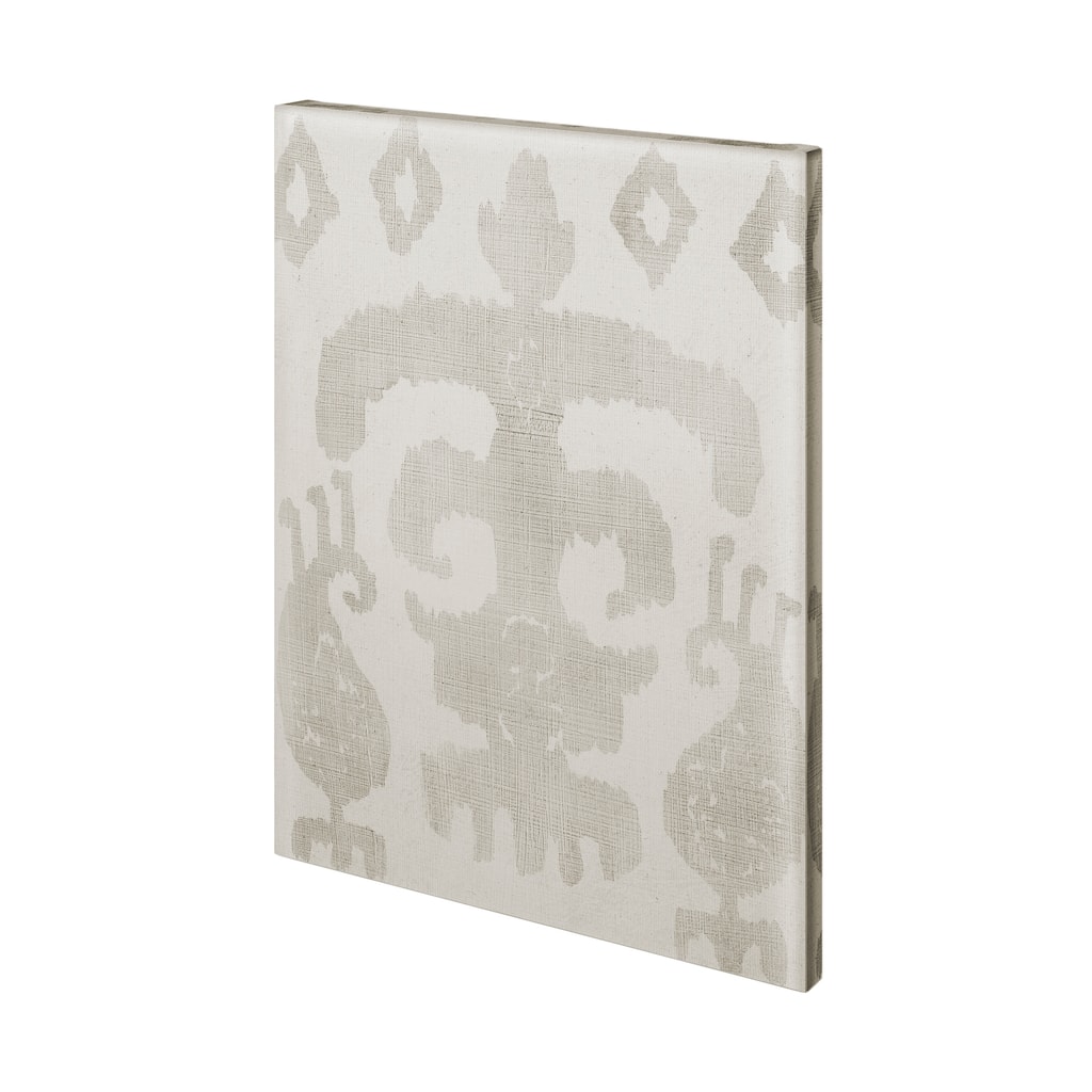 Shadow Ikat III Canvas Art Print