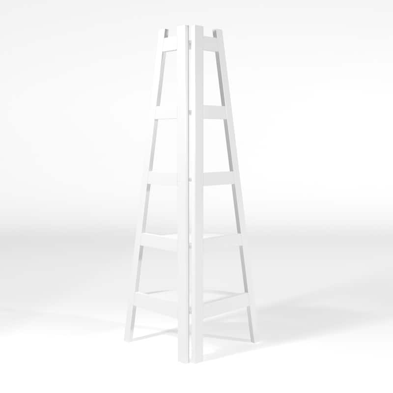 Kiki Transitional 5-Tier Corner Ladder Display Bookshelf by Furniture of America