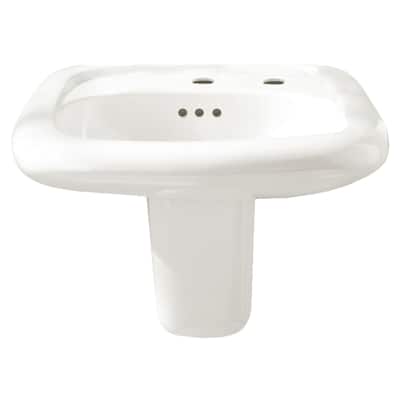 American Standard Murro 21-1/4" Wall Mounted Porcelain Bathroom Sink