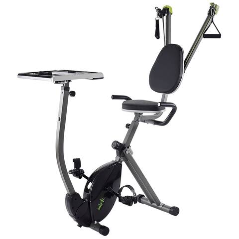 Stamina Products 85-2449 Wirk Ride Exercise Bike Workstation and Standing Desk - 50