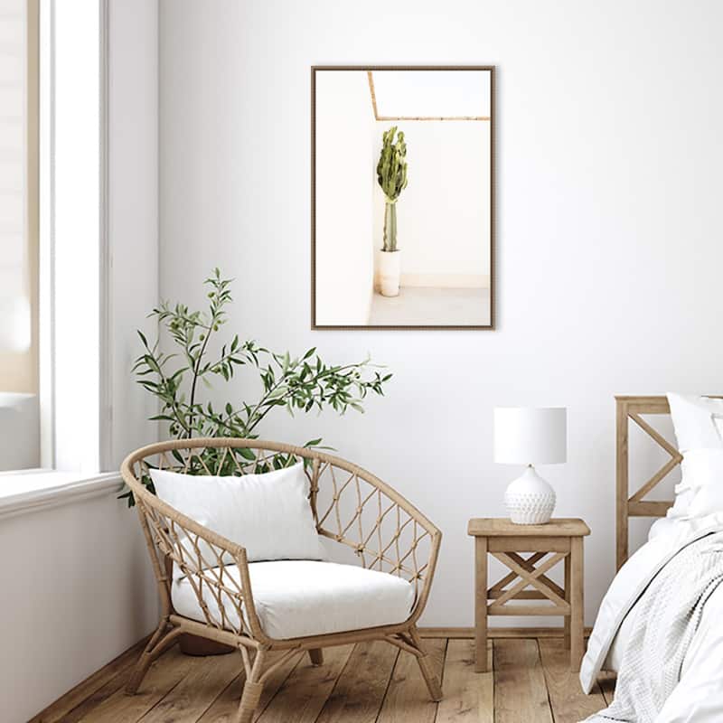 Bohemian Summer by Henrike Schenk Framed Canvas Wall Art Print - Sylvie Beaded Gold