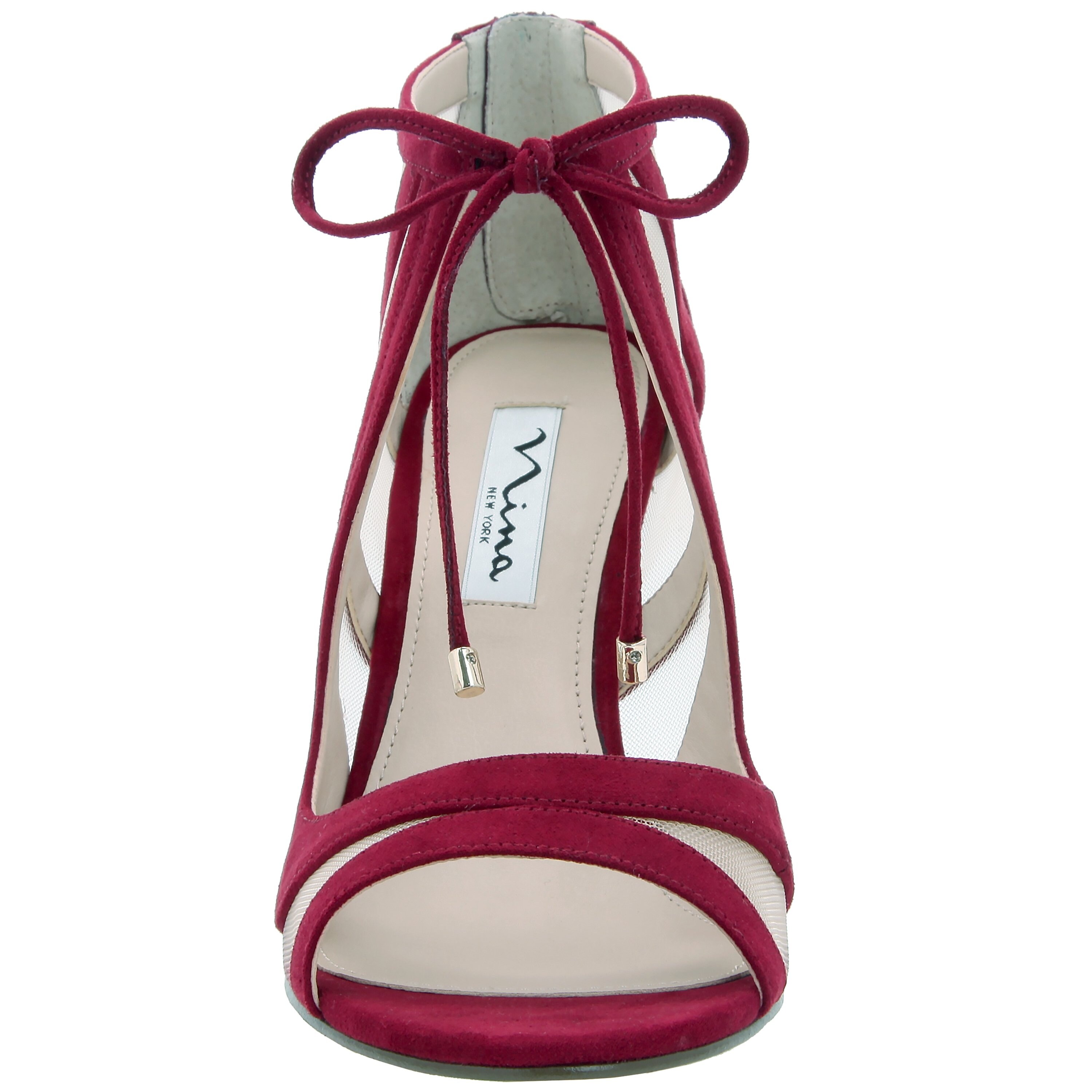 Nina Womens Cherie Fabric Open Toe Classic Pumps Nina Womens Cherie Fabric Open Toe Classic Pumps
