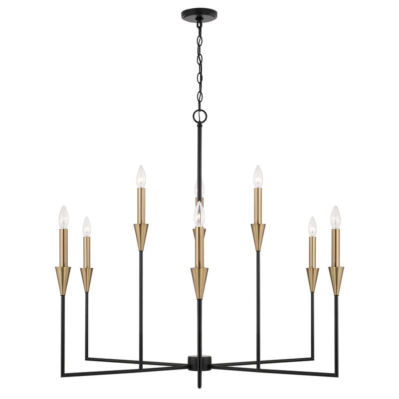 Avant 9-Light Chandelier - 41.75"W x 35.25"H