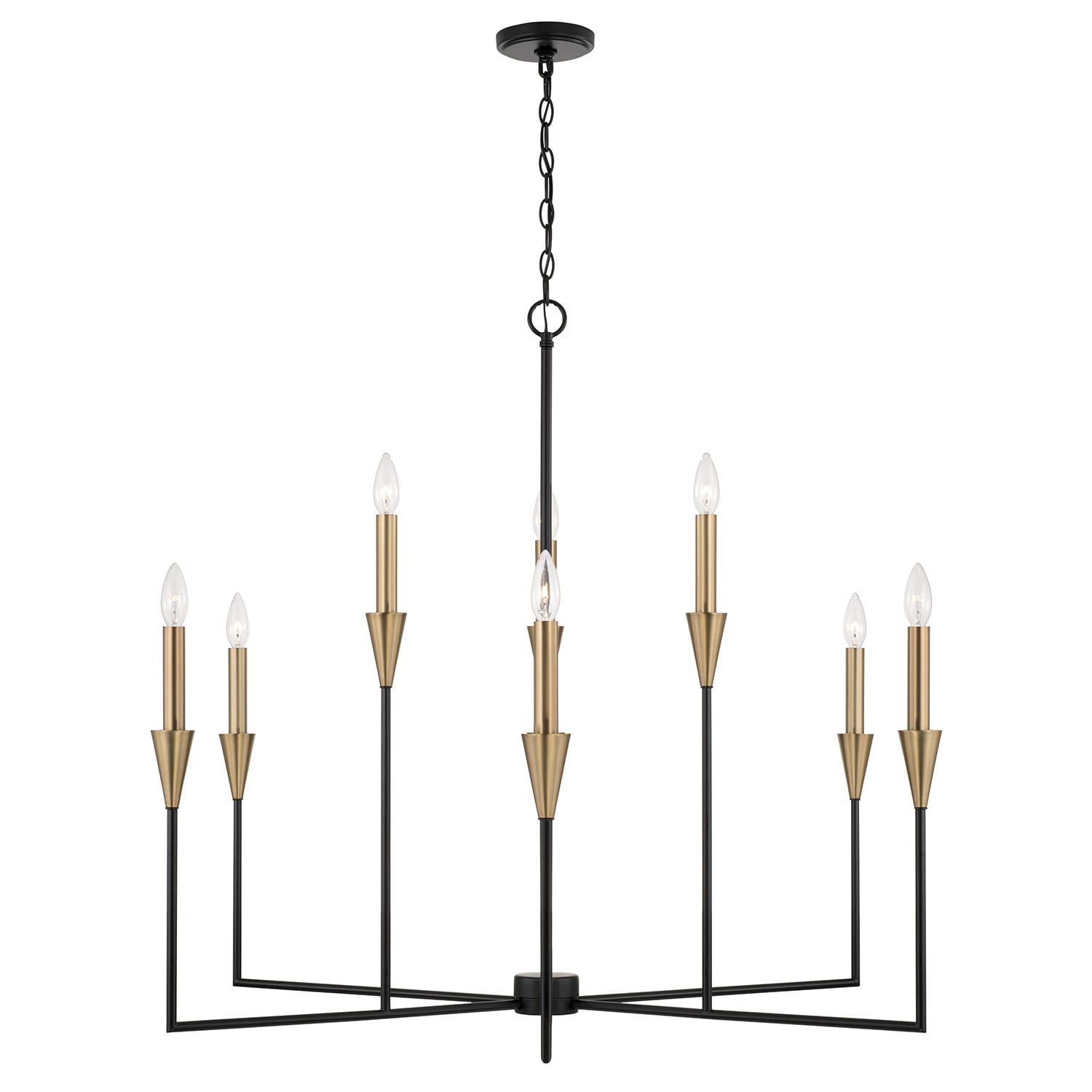Avant 9-Light Chandelier - 41.75"W x 35.25"H