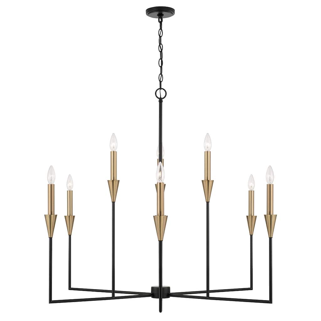 Avant 9-Light Chandelier - 41.75"W x 35.25"H