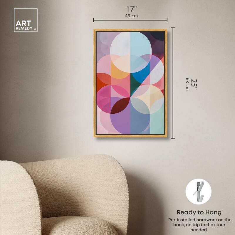 Oneiric Circles III Canvas by Art Remedy