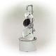 preview thumbnail 2 of 9, Alpine Corporation 33" Tall Rustic Metal Pails Fountain Yard Decoration, White