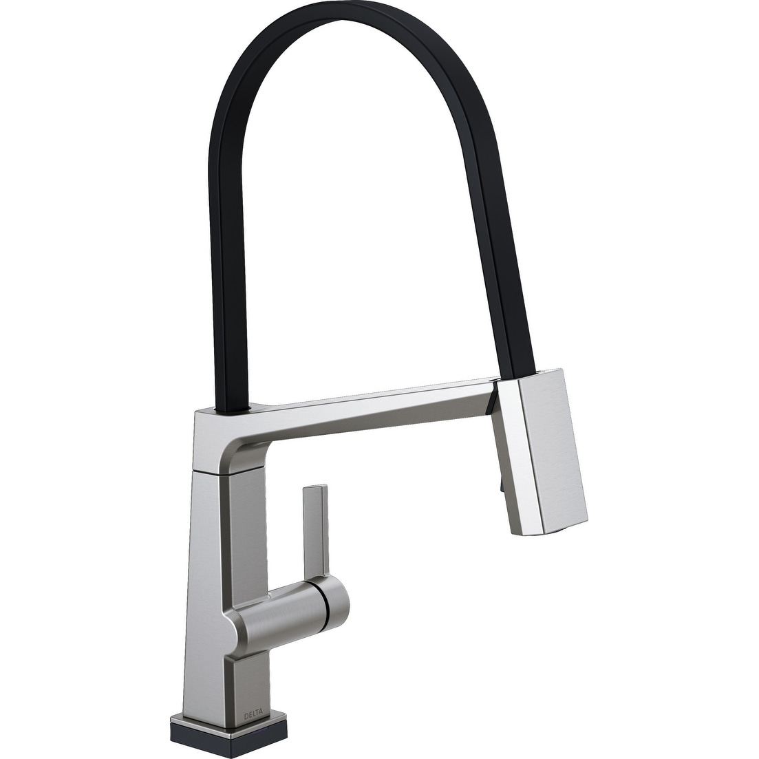 Shop Delta 9693t Dst Pivotal Pull Down Kitchen Faucet With Exposed