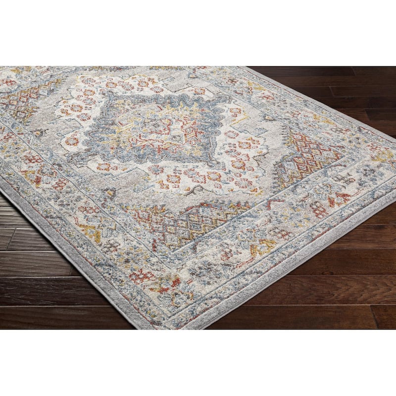 Livabliss Ankara Updated Traditional Medallion Area Rug