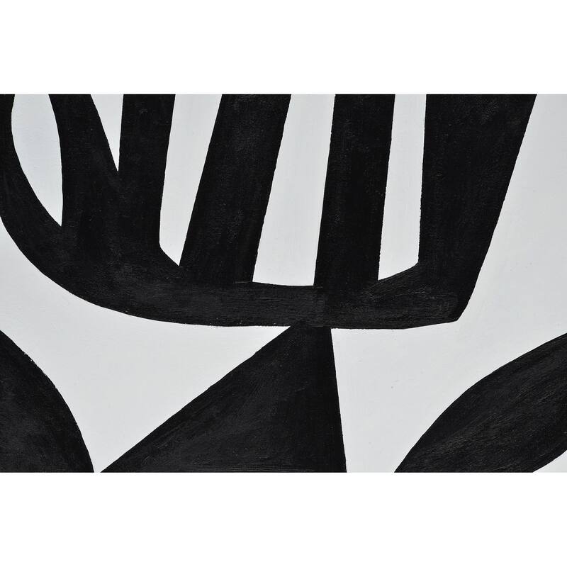 Renwil Rockwell 24" Wide Canvas Art, Black