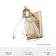 preview thumbnail 5 of 12, Hunter Van Nuys 1-Light Wall Sconce - Damp Rated - Bathroom, Laundry, Hallway - Transitional, Vintage, Industrial