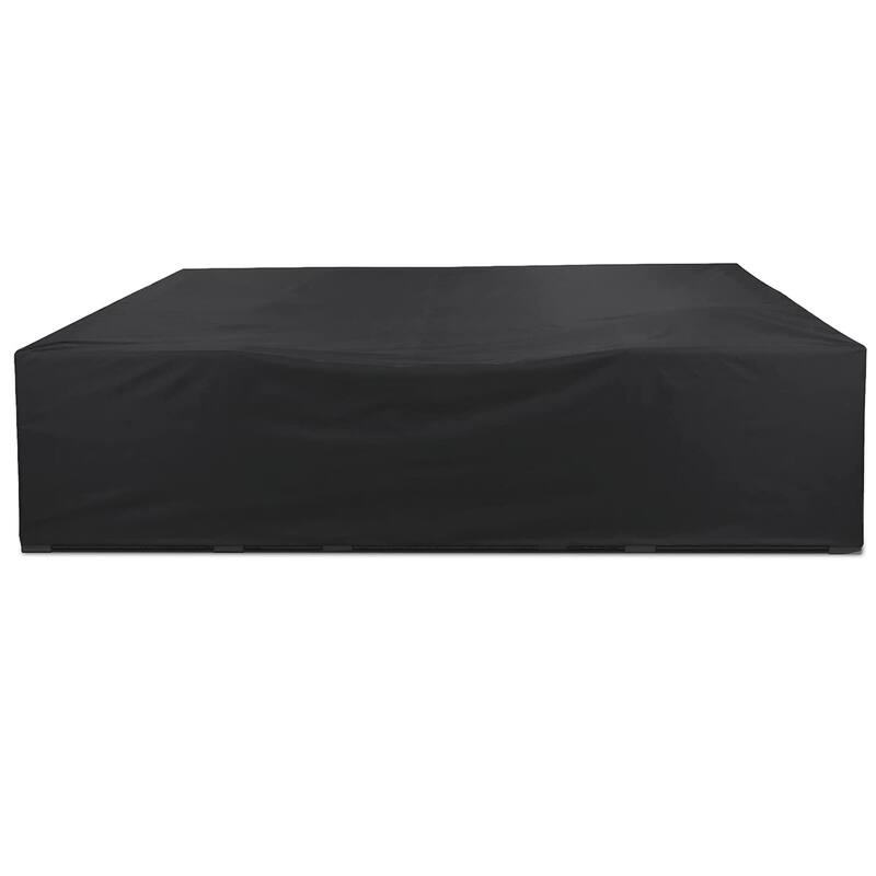 Black 420D Furniture Cover Outdoor Couch Table Furniture Cover