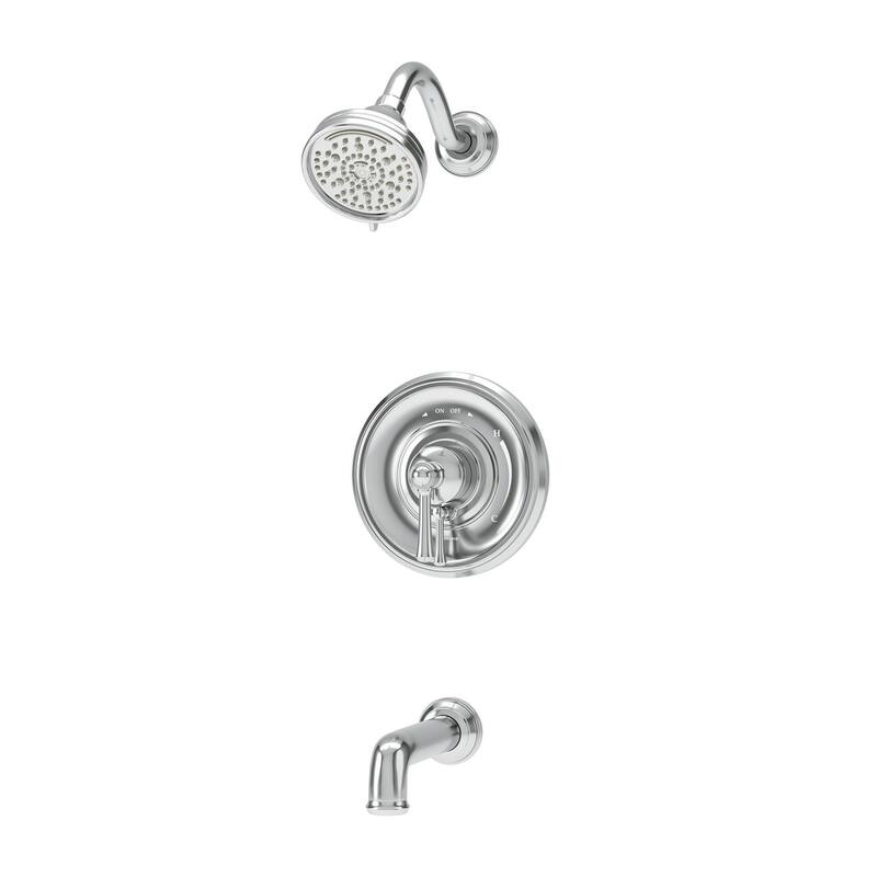 Symmons S589215TRM Braston Tub and Shower Trim Package with 1.5 GPM - Polished Chrome