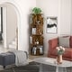 preview thumbnail 94 of 102, 4/5/6 Tiers Round Rotating Bookcase, Revolving Floor Standing Bookshelf Corner Organizer Display