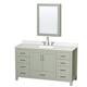 Option Light Green, Nickel Trim, Giotto Quartz Top