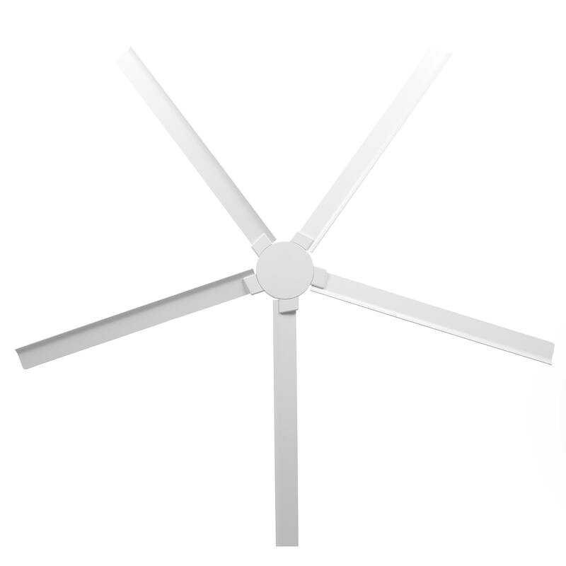 72" Modern White Waterproof Wet Outdoor Large Aluminum Ceiling Fan with Remote