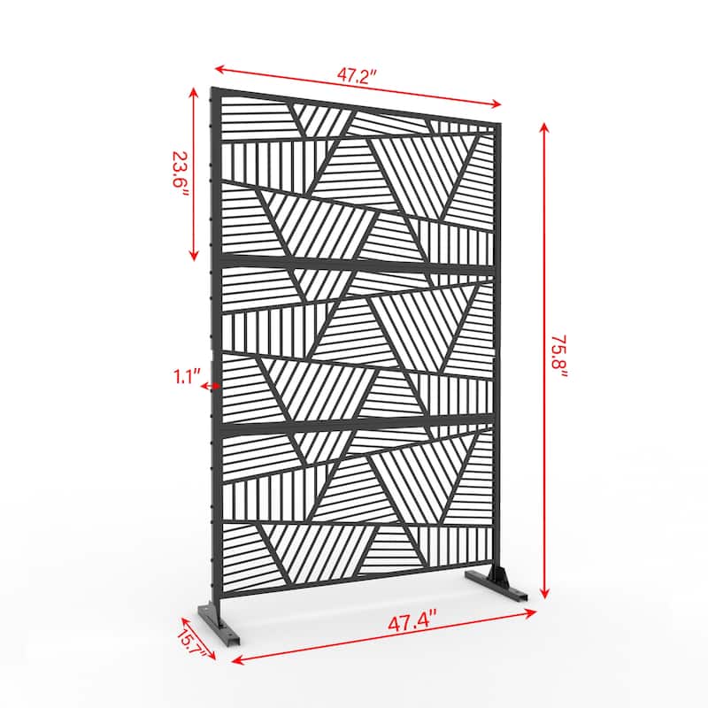 Free Standing Decorative Outdoor Privacy Screen