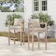 Option Light White Finish+Beige Cushion