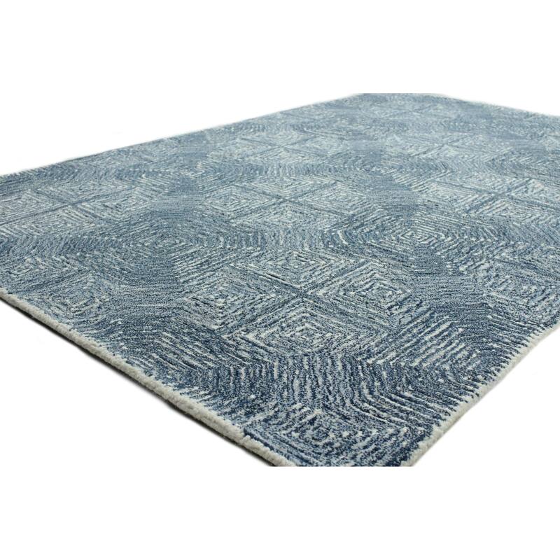 Bashian Emmitt Azure Transitional Area Rug