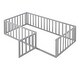preview thumbnail 11 of 35, Roomfitters Twin Size Wood Daybed Frame with Fence, Durable and Stylish Bed Design