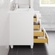 preview thumbnail 20 of 19, Eviva Acclaim Single Sink Bath Vanity with Carrara Quartz Top and Undermount Porcelain Sink