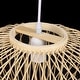preview thumbnail 6 of 6, Nulty Hand-made Bamboo Rattan Single Lantern Pendant Light - 16"