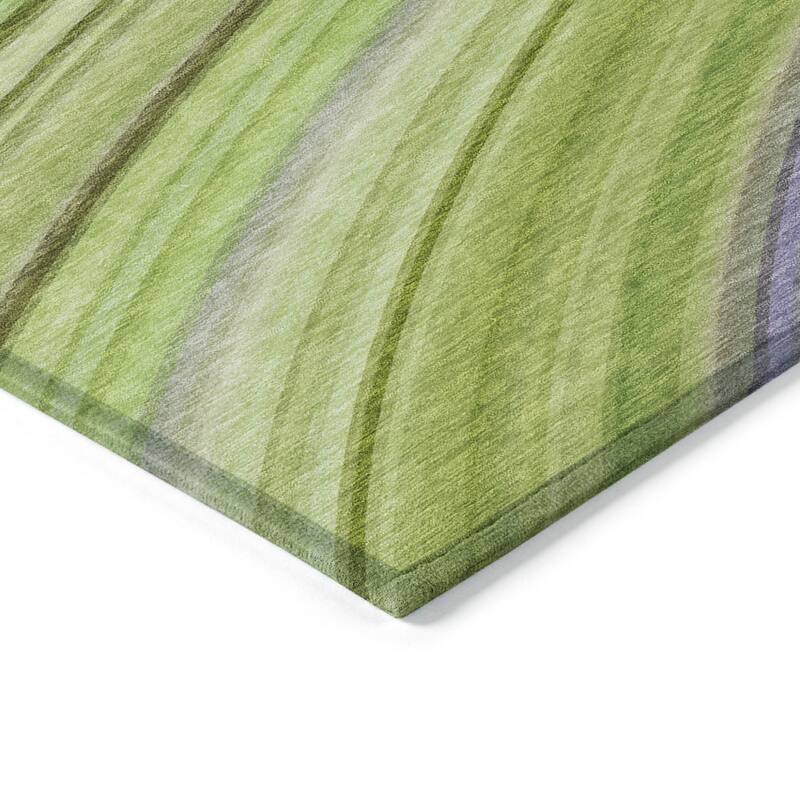 HomeRoots Abstract Transitional Rectangle Outdoor Rug
