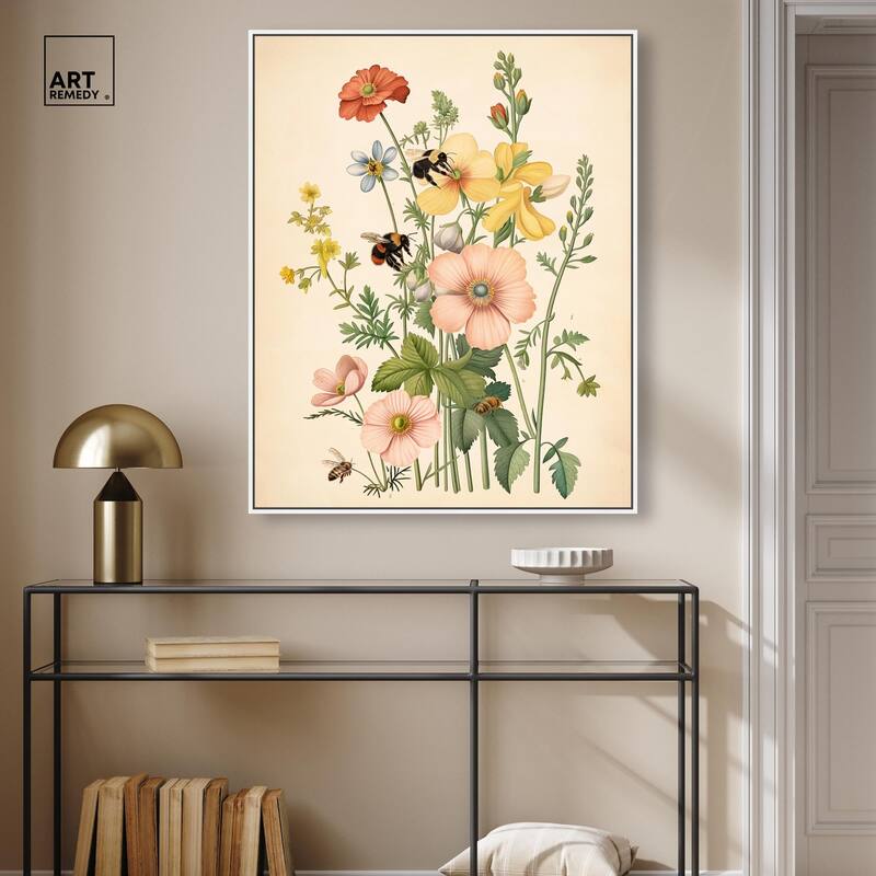 Pollinator Portrait I Canvas by Art Remedy