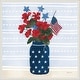 preview thumbnail 1 of 9, American Gnome IX by Yvette St. Amant Framed Canvas Wall Art Print