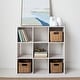 preview thumbnail 5 of 13, Signature Design by Ashley Paxberry Woodgrain Cube Organizer 9 Cube - Whitewash