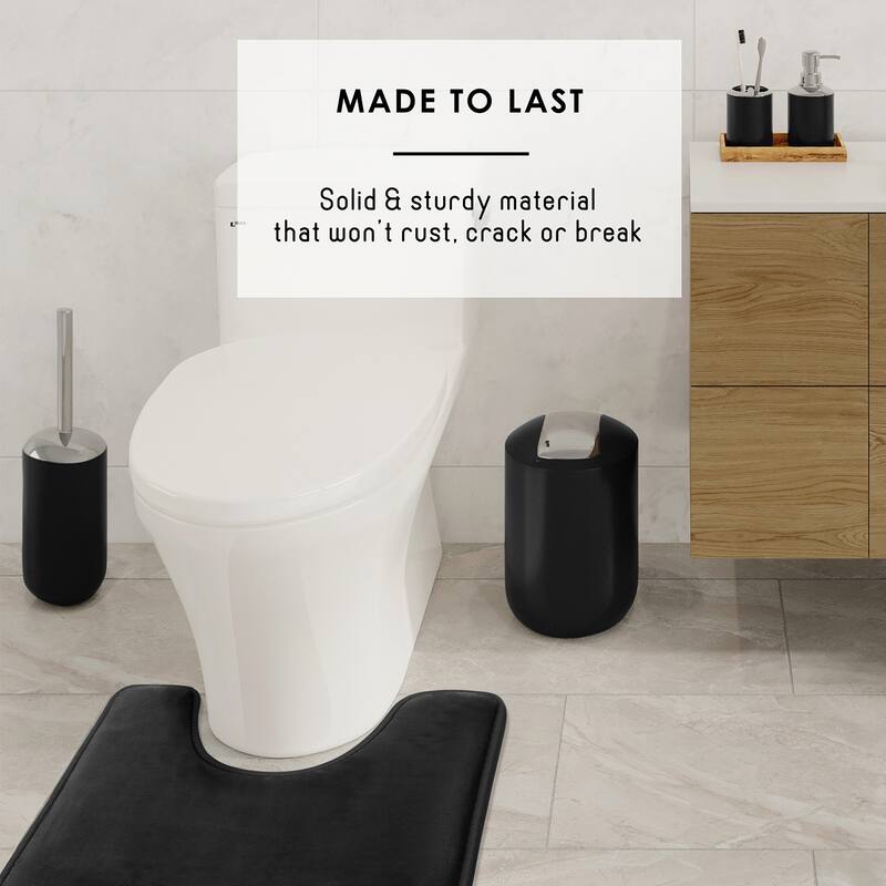 Clara Clark 23 Piece Complete Bathroom Accessories Kit With Shower Curtain and Rug Set