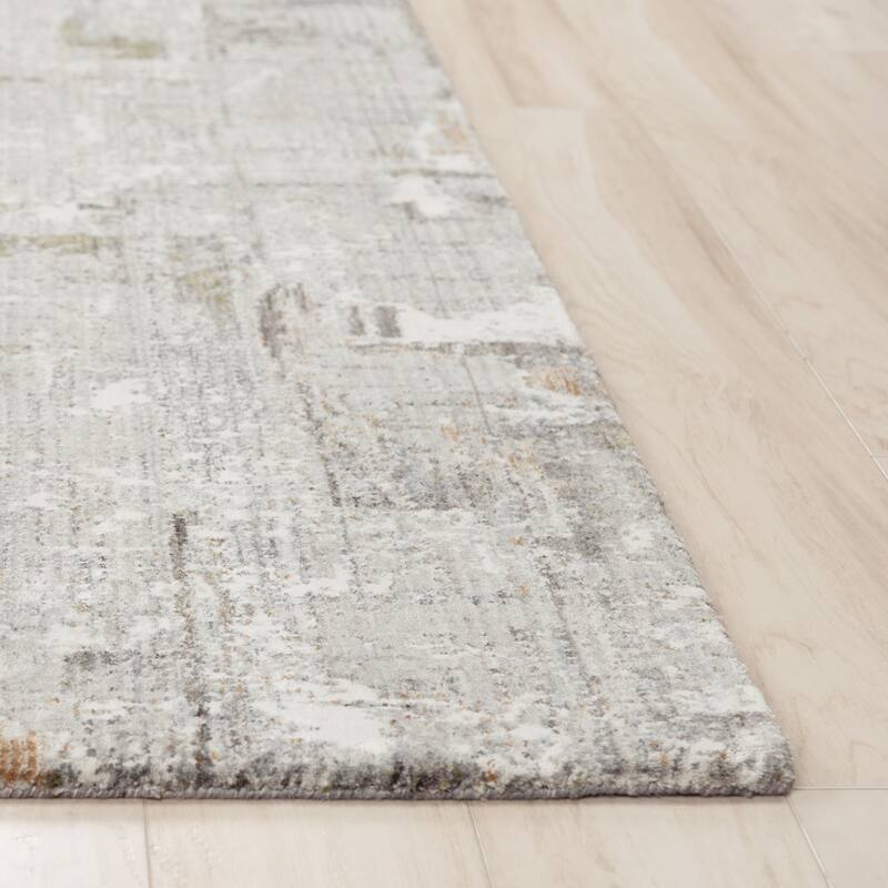 Alora Decor Antonela Transitional Gray Recycled Polyester Area Rug