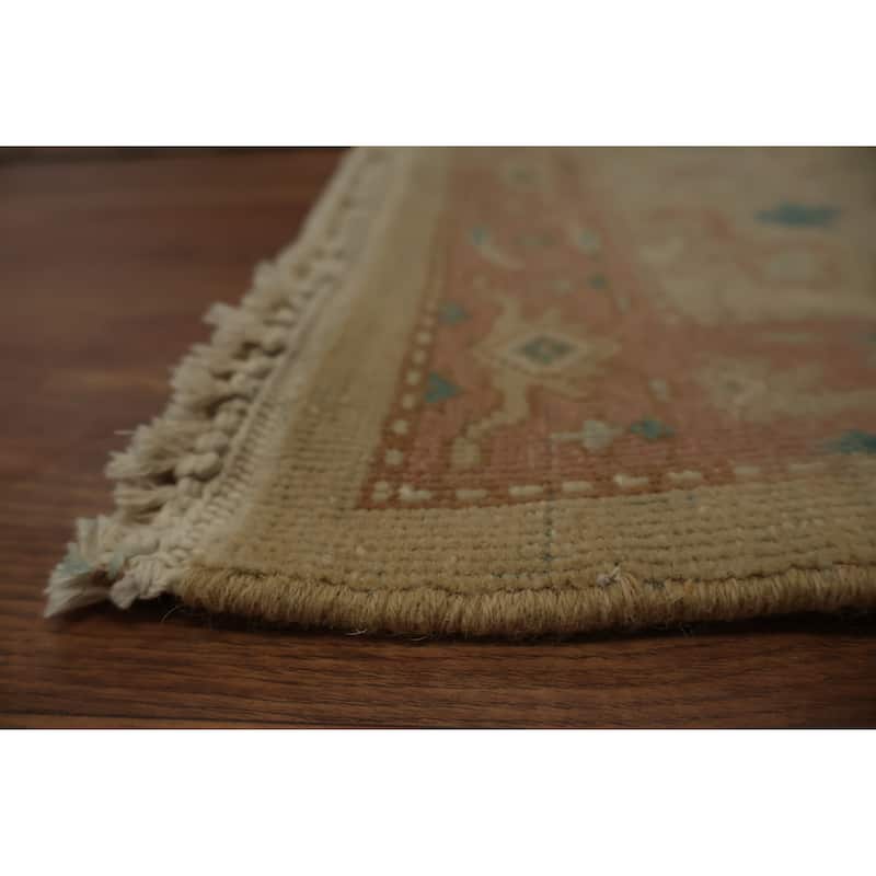 Hand Knotted Oriental 100% Wool Carpet Traditional All-Over Brown Ziegler Area Rug - 3' 7'' X 2' 0''