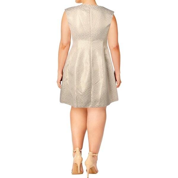 anne klein polka dot dress