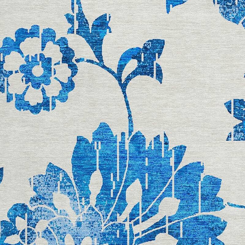 HomeRoots Floral Transitional Rectangle Outdoor Rug