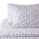 preview thumbnail 3 of 3, Kids Girls Printed 600 Thread Count Soft Cotton Blend Percale Duvet Cover Set with Corner Tie and Zipper, Cartoon Mermaid