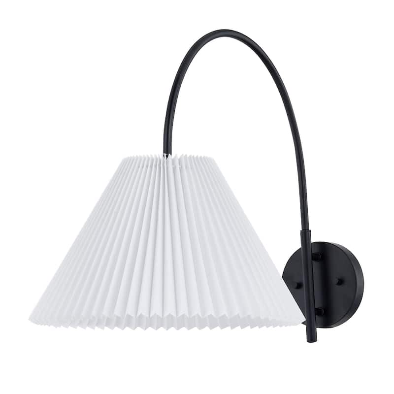 Tyson Metal Wall Sconce, Black (Set of 2)