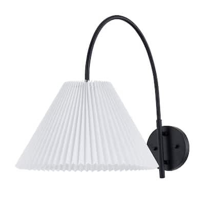 Tyson Metal Wall Sconce, Black (Set of 2)